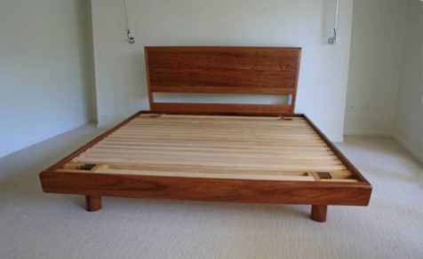 Bed for Wil and Anne. Tasmanian Blackwood